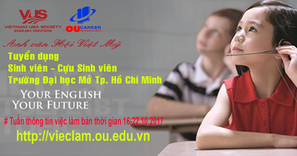 Anh văn Hội Việt Mỹ (VUS) tuyển dụng giảng viên, trợ giảng ...